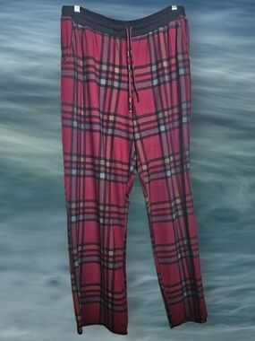 Maurices Red Plaid Pajama Lounge Pants